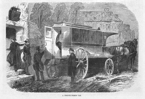 Police french prison - van,