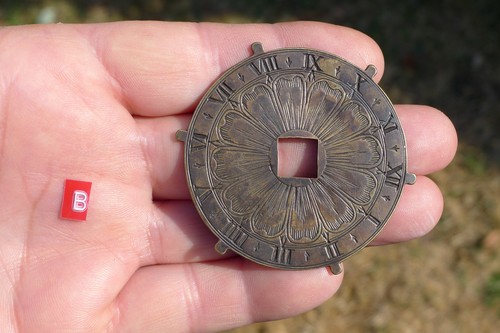 For antique lantern - b), clock
