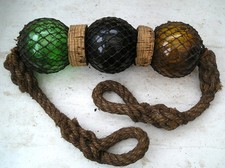 Vintage Glass Fishing Net