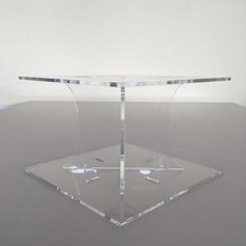 Plain Square Clear Cake