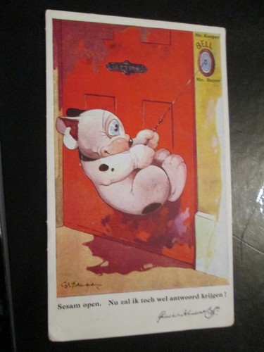Comic studdy postcard - ge,