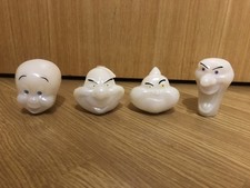 4 CASPER Bubble Gum Containers 1995 Topps GLOW IN THE DARK GITD Fatso Stinky