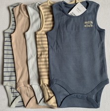 BNWT Baby Boys 5pk Vests 9-12
