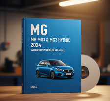MG MG3 & MG3 HYBRID 2024 Workshop Repair Manual on CD.
