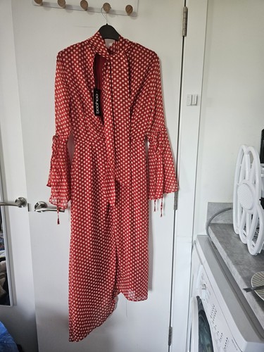 Boohoo red polka dot - boohoo, dress
