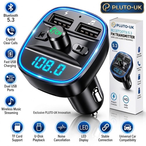 Bluetooth wireless car fm - 5.0,