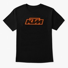 KTM Racing T-Shirt MotoGP Motocross Enduro Dirt Bike Tee Black Unisex S-4XL