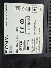 MAIN BOARD FOR SONY KD-55X8005C 55" TV 1-894-595-12