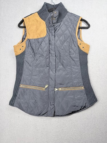 Zara quilted gilet - zara, tan