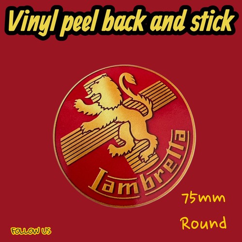 Lambretta lion vinyl sticker - lambretta,