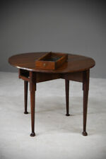 Antique Georgian Fruit Wood Drop Leaf Dining Table Gate Leg 