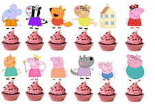 Set of 12 pcs PEPPA PIG