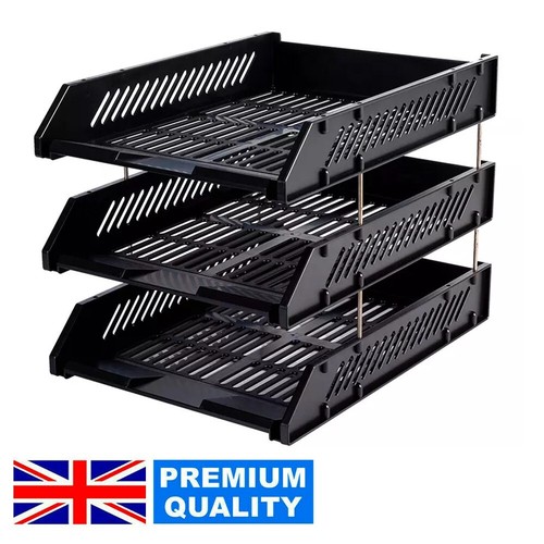Tier stackable desk black a4 - desk,