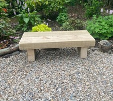 sleeper garden bench seat 