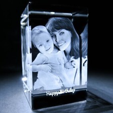 3D Tower Photo Crystal - Personalised Photo Crystal Gift - Your Own Image