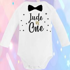 PERSONALISED Baby Boys First 1st 2nd Birthday Outfit Bodysuit Vest Cake Smash 