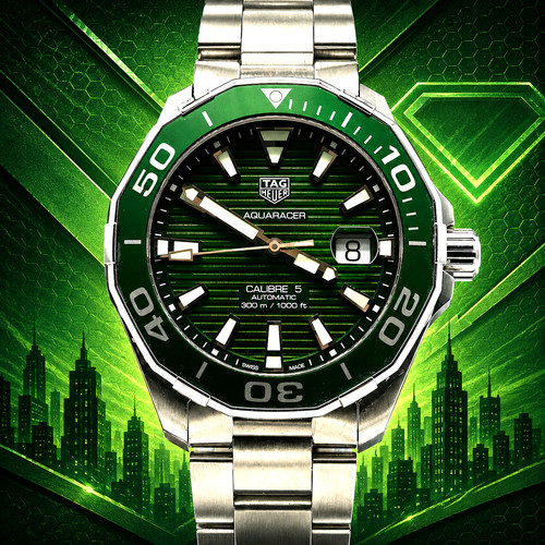 Tag heuer aquaracer green - tag,