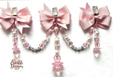 PERSONALISED TRIPLE PRAM CHARM