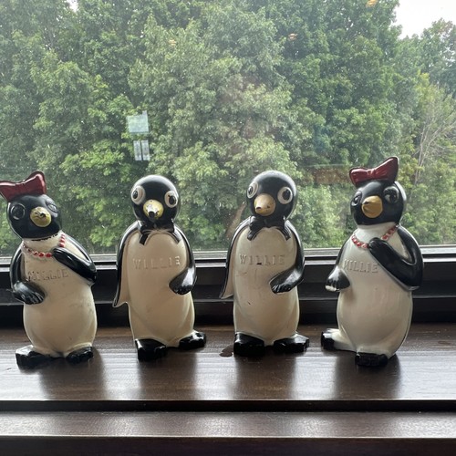 Pack plastic penguin salt - plastic,