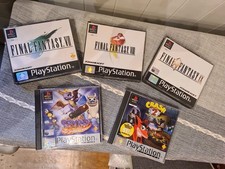 Playstation 1 Classic Game Bundle: FF7, 8 & 9, Spyro and Crash Bandicoot