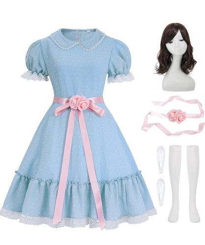 Grady twins costume blue dress - grady,