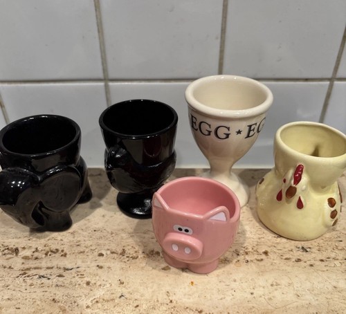 Bundle vintage egg cups - bundle, 5