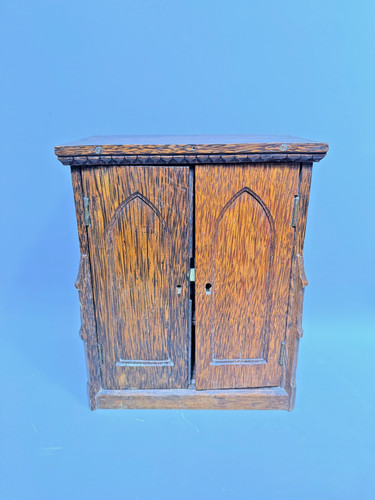 Antique gothic revival oak - gothic,