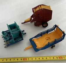 Britains Ertl trailer baler spare repair resto farm scrap model 3 implements toy