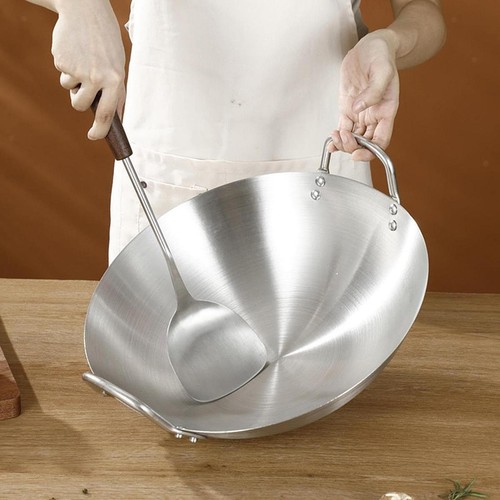 Stainless steel wok stir - wok,,