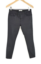 Zara Skinny Coated Jeans Black