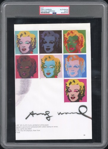 Andy warhol signed - andy,