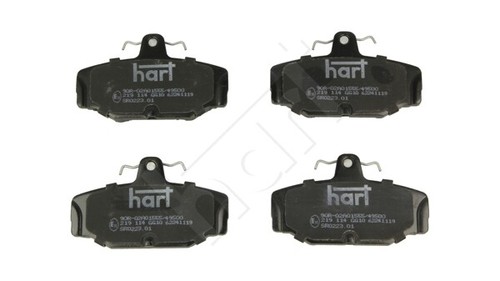 Hart 219 114 brake pad - 219, set