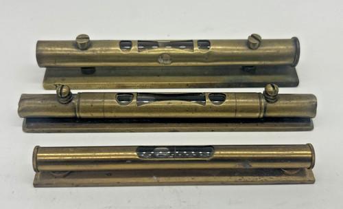 Engineers brass spirit levels - brass,