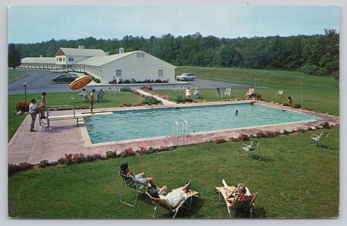 Vintage ashford motel postcard - ashford,