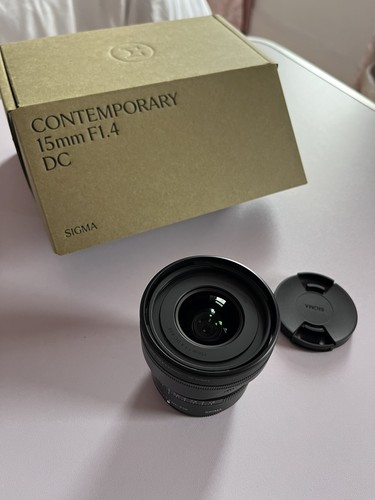 Sigma contemporary 15mm - sigma, f1.4