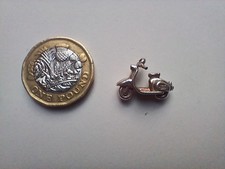 VINTAGE SILVER VESPA /