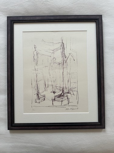 Alberto giacometti lithograph - giacometti,
