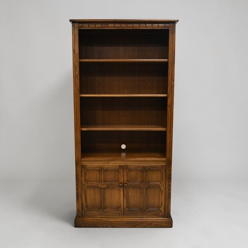 Ercol wide tall - wide, bookcase