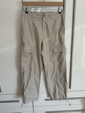 Beige cargo trousers size 12