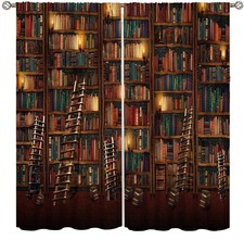 Bookshelf Curtains Vintage