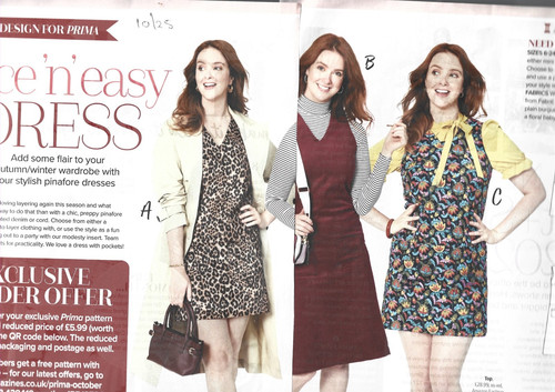 Prima sewing pattern - 10/25,