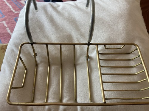 Victorian brass bath soap - brass,