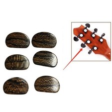 6x Ziricote Bocote Tuning Pegs