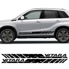 Car Door Side Skirt Stickesr For Suzuki Vitara Auto Body Decor Stripes Graphics 