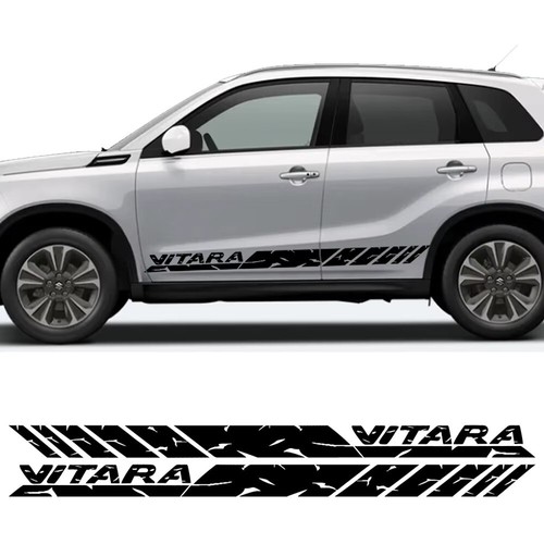Car door side skirt - door, stickesr