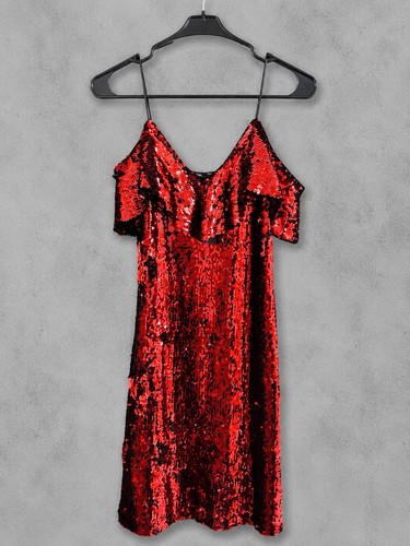 Zara red sequin - zara,