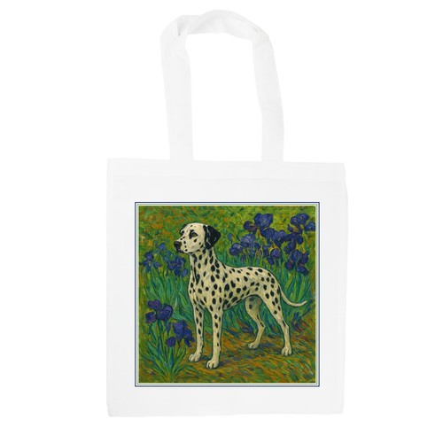 Van gogh dalmatian tote bag - gogh,