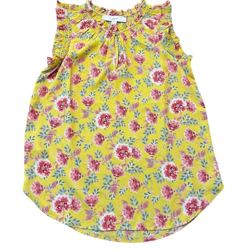 Loft tank blouse chartreuse w - loft,