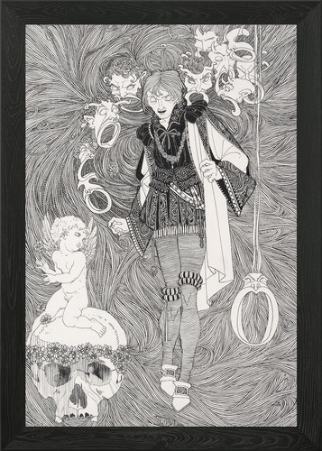 Fantasy figure with cherub - fantasy,