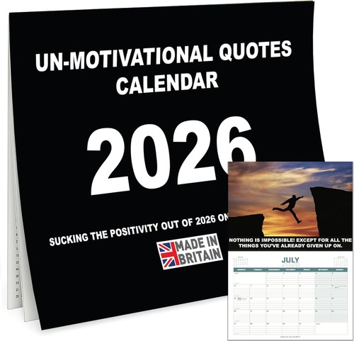 Funny birthday calendar - calendar, 2026